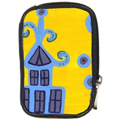 Blue House Compact Camera Cases