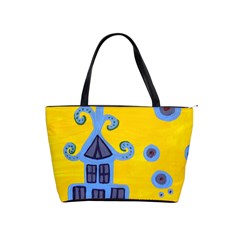 Blue House Shoulder Handbags