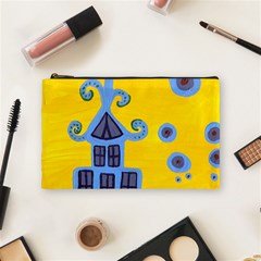 Blue House Cosmetic Bag (Medium)