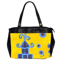 Blue House Office Handbags (2 Sides) 