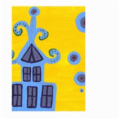 Blue House Large Garden Flag (Two Sides)