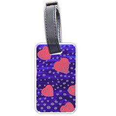 Underwater Pink Hearts Luggage Tags (one Side)  by snowwhitegirl