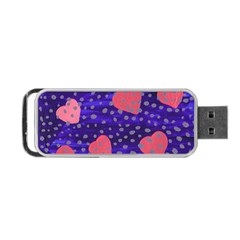 Underwater Pink Hearts Portable Usb Flash (two Sides) by snowwhitegirl