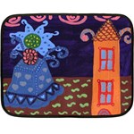 Jack In The Box Flower Fleece Blanket (Mini) 35 x27  Blanket