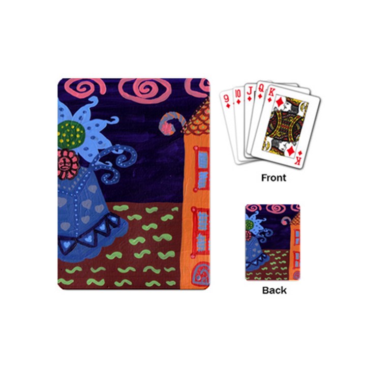 Jack In The Box Flower Playing Cards (Mini) 