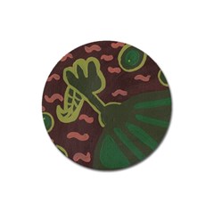 The Desert Plant Magnet 3  (round) by snowwhitegirl