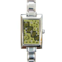 Four Squares Rectangle Italian Charm Watch