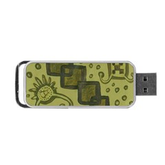 Four Squares Portable USB Flash (One Side)