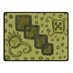 Four Squares Double Sided Fleece Blanket (small)  by snowwhitegirl