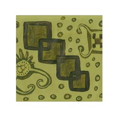 Four Squares Small Satin Scarf (Square)