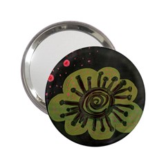 Flower Spitting Out Pink Pollen 2 25  Handbag Mirrors by snowwhitegirl