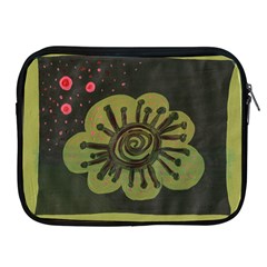 Flower Spitting Out Pink Pollen Apple Ipad 2/3/4 Zipper Cases