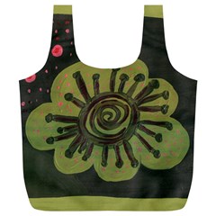 Flower Spitting Out Pink Pollen Full Print Recycle Bags (l)  by snowwhitegirl