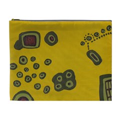 Peas Four Leaf Clover Cosmetic Bag (xl) by snowwhitegirl