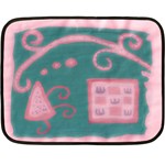 A Pink Dream Double Sided Fleece Blanket (Mini)  35 x27  Blanket Front