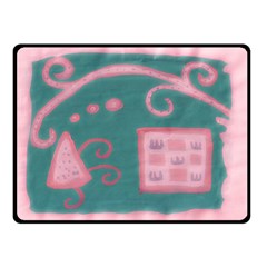 A Pink Dream Double Sided Fleece Blanket (small)  by snowwhitegirl