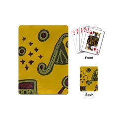 Indian Violin Playing Cards (mini)  by snowwhitegirl