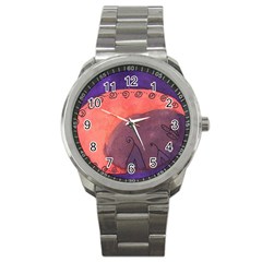 Teepee Egg Sport Metal Watch by snowwhitegirl