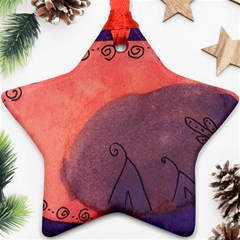 Teepee Egg Star Ornament (two Sides) by snowwhitegirl