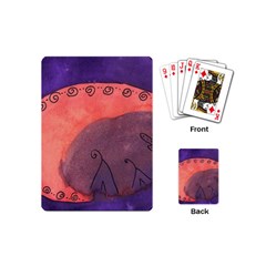 Teepee Egg Playing Cards (mini)  by snowwhitegirl