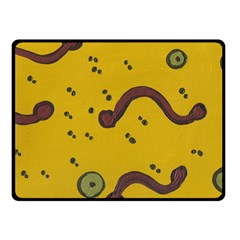 Swimming Worms Double Sided Fleece Blanket (small)  by snowwhitegirl