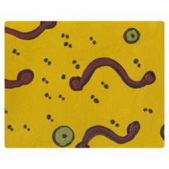 Swimming Worms Double Sided Flano Blanket (medium)  by snowwhitegirl