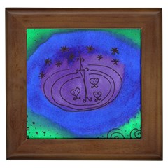 Starry Egg Framed Tiles by snowwhitegirl