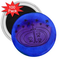 Starry Egg 3  Magnets (100 Pack) by snowwhitegirl