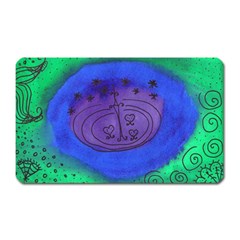 Starry Egg Magnet (rectangular) by snowwhitegirl