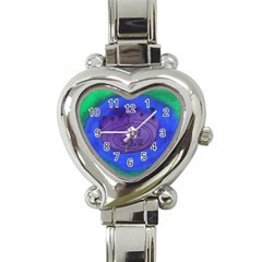 Starry Egg Heart Italian Charm Watch by snowwhitegirl