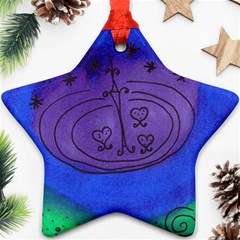 Starry Egg Star Ornament (two Sides) by snowwhitegirl