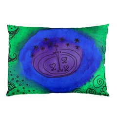 Starry Egg Pillow Case (two Sides) by snowwhitegirl