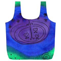 Starry Egg Full Print Recycle Bags (l)  by snowwhitegirl