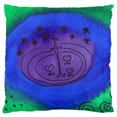 Starry Egg Standard Flano Cushion Case (one Side) by snowwhitegirl