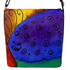 Whale And Eggs Flap Messenger Bag (s) by snowwhitegirl