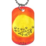 Red Sun Dog Tag (Two Sides) Front