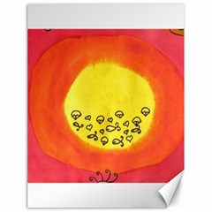 Red Sun Canvas 18  X 24   by snowwhitegirl