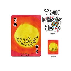 Red Sun Playing Cards 54 (mini)  by snowwhitegirl