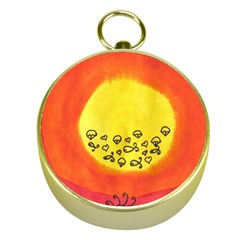 Red Sun Gold Compasses by snowwhitegirl