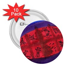 Red Egg 2 25  Buttons (10 Pack)  by snowwhitegirl