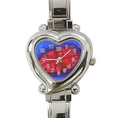 Red Egg Heart Italian Charm Watch by snowwhitegirl