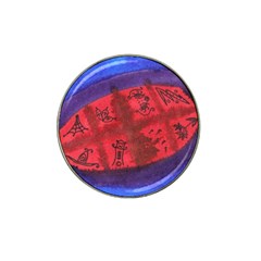 Red Egg Hat Clip Ball Marker (4 Pack) by snowwhitegirl