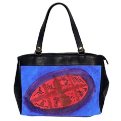 Red Egg Office Handbags (2 Sides)  by snowwhitegirl