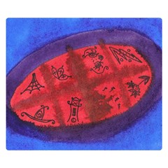 Red Egg Double Sided Flano Blanket (small)  by snowwhitegirl