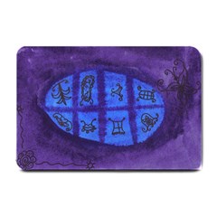 Save The Butterfly Egg Small Doormat  by snowwhitegirl