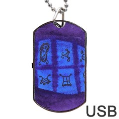 Save The Butterfly Egg Dog Tag Usb Flash (two Sides) by snowwhitegirl