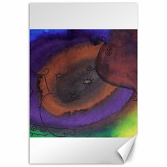 The Black Whole Egg Canvas 24  X 36  by snowwhitegirl