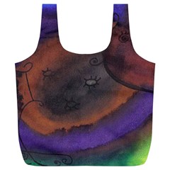 The Black Whole Egg Full Print Recycle Bags (l)  by snowwhitegirl