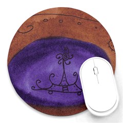 House Egg Round Mousepads by snowwhitegirl