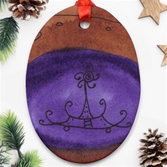 House Egg Oval Ornament (two Sides) by snowwhitegirl